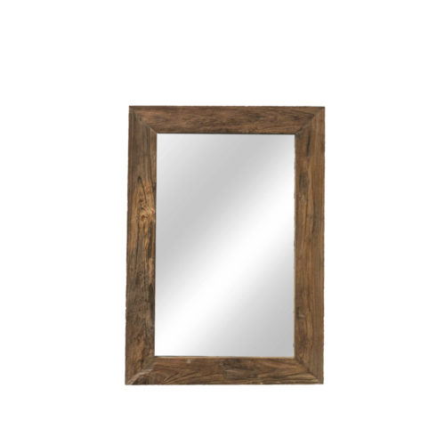 Very rustic mirror 90 x 60 “Teak”  IMP-011